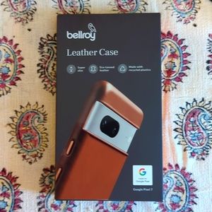 New Google Pixel 7 Belroy Leather Case Terracotta Super Slim Recycled Plastics